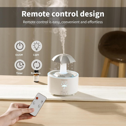 Aromatherapy Humidifier – Colorful LED & Water Drip Design